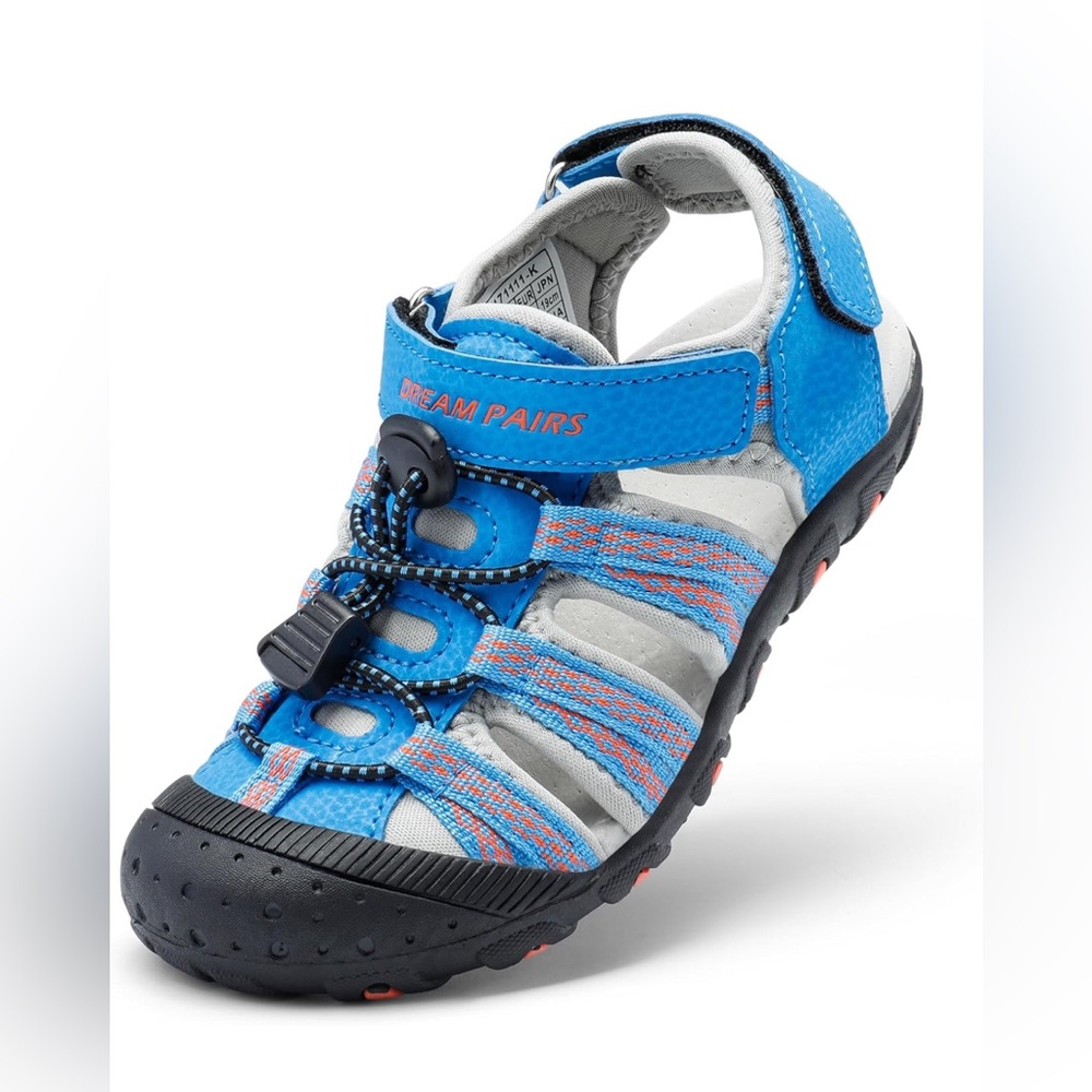 🎉 NEW 🎉 Dream Pairs • Outdoor Athletic Sport Sandals • Big Kid Size 4 • Blue/Red